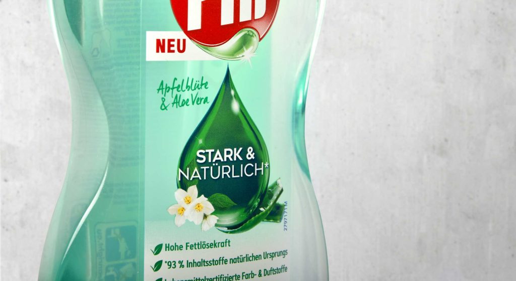 Pril Strong & Natural, Henkel, Launch 2022, bottle label design